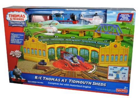 Thomas & Friends Trackmaster R/C Thomas at Tidmouth Sheds (B00454ZLSI ...