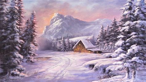 Do you enjoy winter landscapes? In this short painting lesson, Kevin ...