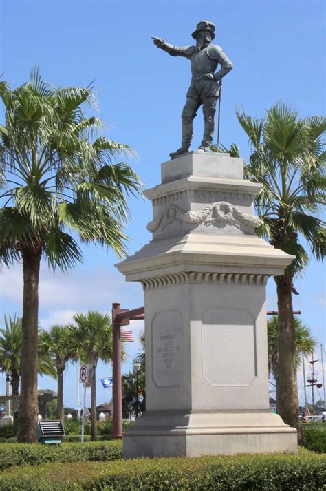 Ponce de Leon Statue - St. Augustine, FL - a photo on Flickriver