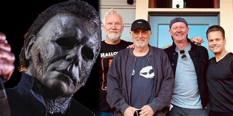 Three Michael Myers Actors Reunite Outside Halloween House in BTS Image