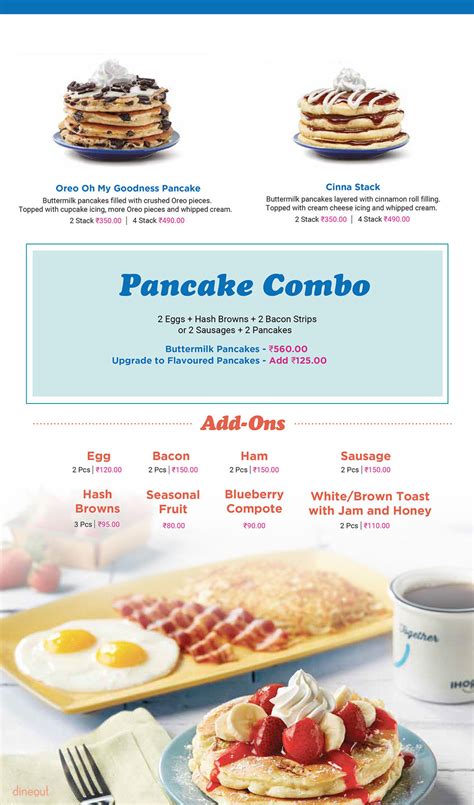 Menu of iHop, Lower Parel, Mumbai | Dineout