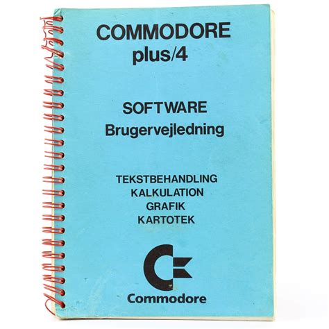 Commodore Plus/4 SOFTWARE Brugervejledning - WTS Retro - Køb her