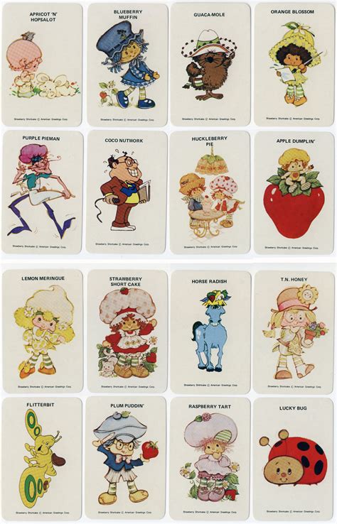 Original Strawberry Shortcake Characters