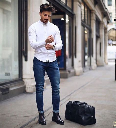 40 White Shirt Outfit Ideas for Men | Styling Tips | Mens fashion suits ...