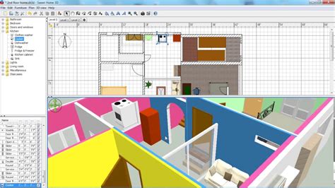 Sweet Home 3D tutorial for beginner. Be a home designer. Furniture ...