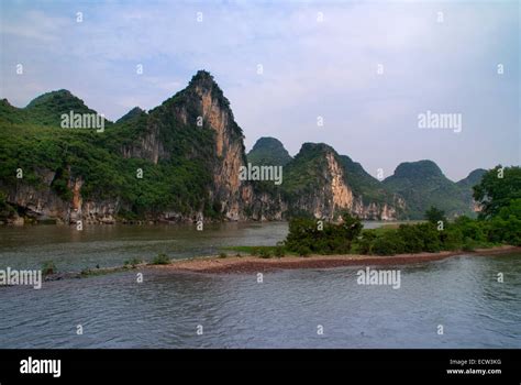 Guilin Li River: scenery Stock Photo - Alamy