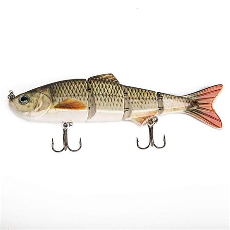 Hard Multi-Jointed Fishing Lure Swimbait Topwater Crankbait for Bass ...