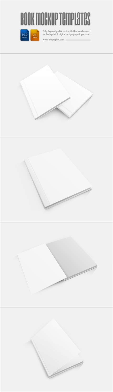 Book Mockup Template (Psd)