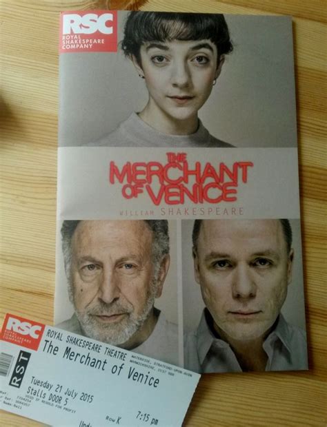 The Merchant of Venice at the RSC http://wp.me/p5l5eh-k3 Shakespeare ...