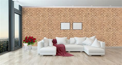 Wood Cubes - 25/64" (10mm) - Cork Wall Tiles (WWoCu10) - ICork Floor