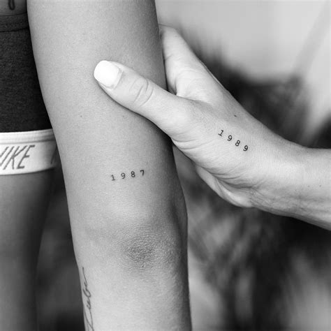 Dominik theWHO Tattoo sisters dates | Date tattoos, Tattoos, Matching ...