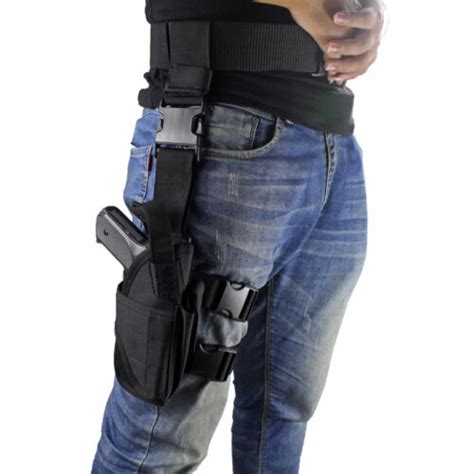 Drop Leg Holster Adjustable Right Thigh Pistol Gun Holster | eBay