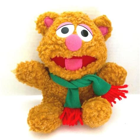 Baby Fozzie Bear 1987 Plush Toy Vintage Muppets Stuffed Simon Marketing ...