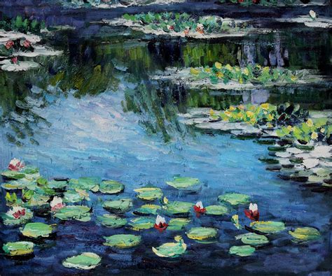 Tallenge Claude Monet Most Famous Paintings Water Lilies Large Canvas ...