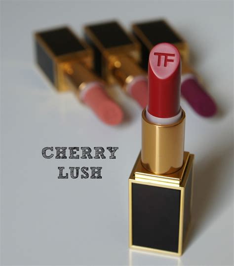 Tom Ford lipsticks review-Cherry Lush, Violet Fatale, Indian Rose and ...