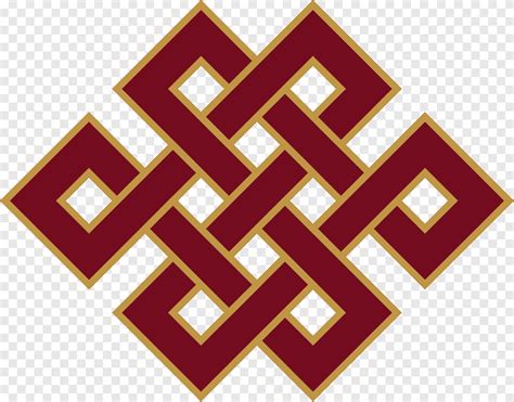 Free download | Red and brown tribal symbol, Tibet Endless knot ...