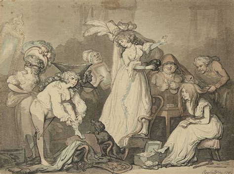 Thomas Rowlandson (London 1756-1827) , Dressing for the Masquerade ...