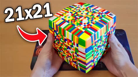 I Attempt to Solve the Biggest Rubik's Cube in the World 21x21x21 - YouTube