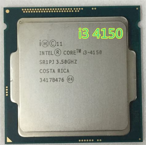 Intel Core Processor I3 4150 I3-4150 Lga1150 I3 4150 Dual-core Properly ...