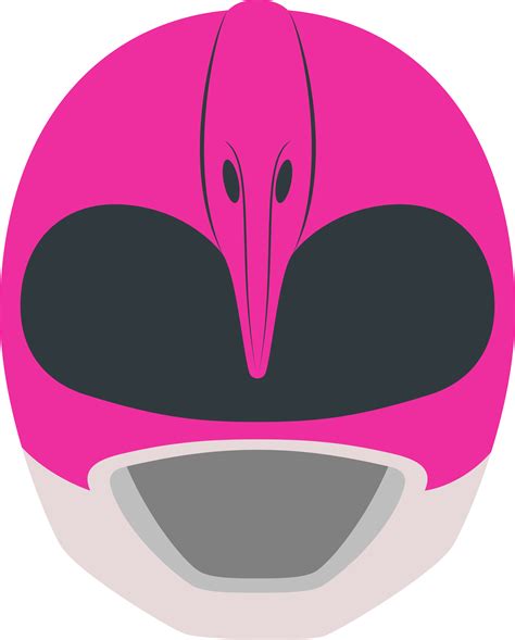 Pink Ranger - Power Rangers helmet minimalism by Carionto on DeviantArt