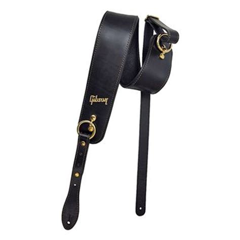 Gibson The Vintage Saddle Strap, Black | For Sale | Replay Guitar