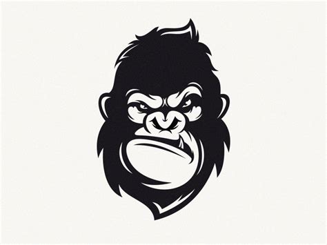 gorilla logo design by albert kalingga on Dribbble