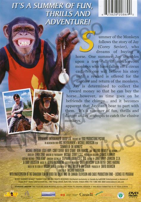 Summer of the Monkeys on DVD Movie