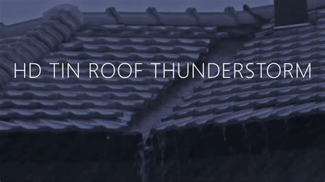 [HD] 10 Hours Of Rain And Thunder On A Tin Roof. Sounds For Sleeping ...