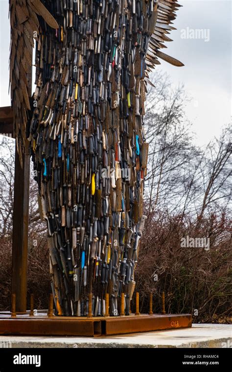 Liverpool Knife Angel 2019 Stock Photo - Alamy