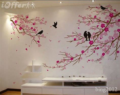 Cherry Blossom Wall Art Stickers - Wall Design Ideas