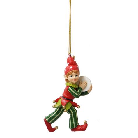 Red Green Christmas Elf Ornament - 10.5cm - Christmas Elves