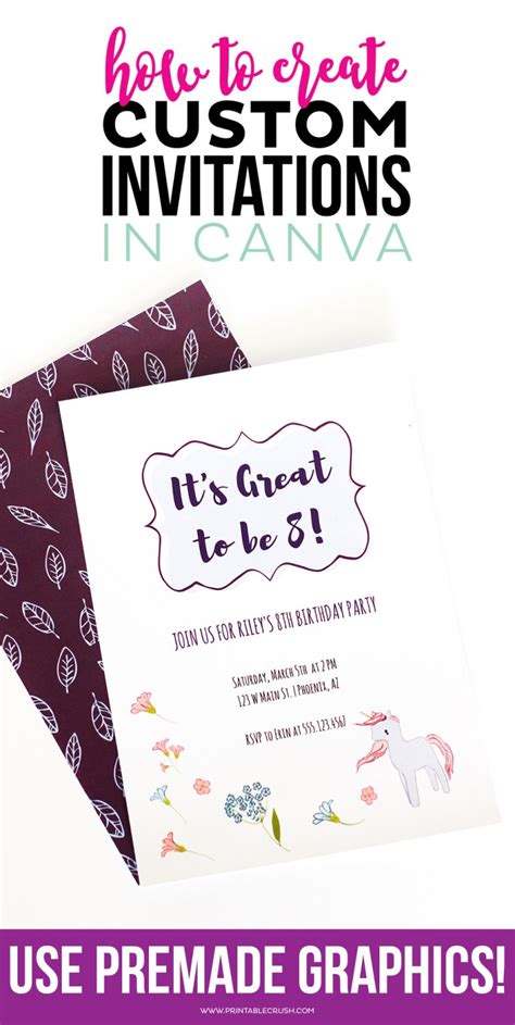 Create Invitations - Custom Invitations Using Canva