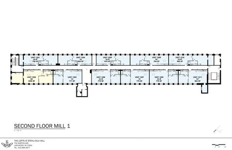 Mill 1 Floor Plans — Stehli Mill Lofts