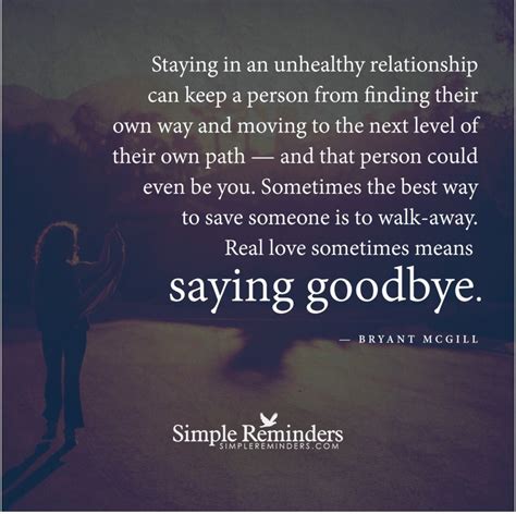 Saying Goodbye To A Lover