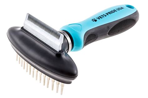 2-in-1 Deshedding Comb and Undercoat Rake. Best Pet Grooming Tool/Brush ...