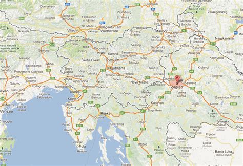 Zagreb Map and Zagreb Satellite Images