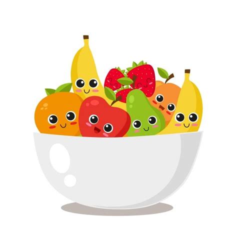 Cute Fruit Salad Cartoon 1000 x 1080 jpeg 132kb