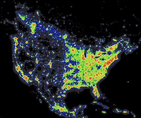 Light Pollution Map Ohio - Best Map Cities Skylines