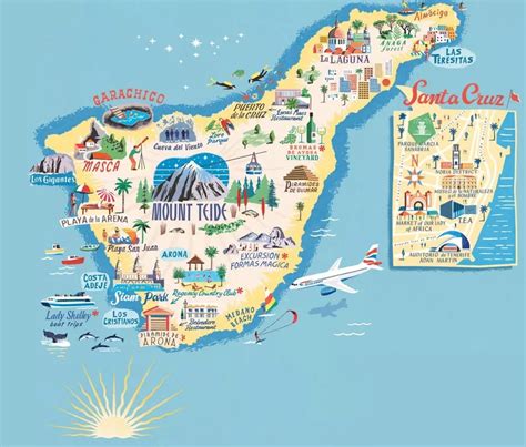 Tenerife Maps - The tourist maps of Tenerife to plan your trip | Mapa ...