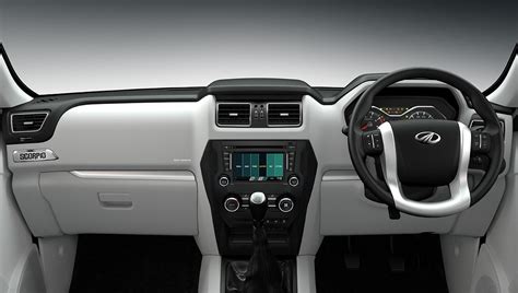 Mahindra Scorpio Facelift Interior Dashboard - CarBlogIndia