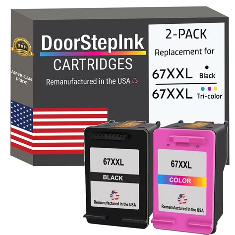 HP 67, 67XL, 67XXL Black & Color Ink Cartridge-Combo Pack | DoorStepInk