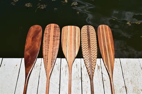 High end wood canoe paddles by Winnebago Paddles : r/canoeing