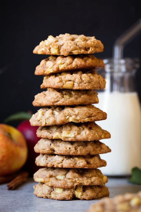 Apple Cinnamon Oatmeal Cookies - Cooking Classy