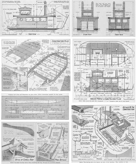 SUPPLIMENTAL BOAT PLANS - Paddle Wheel Boat