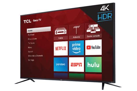 TCL 75" Class 4-Series 4K UHD HDR Roku Smart TV - 75S425 | TCL USA