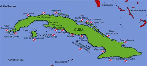 Cuba Map Cayo Santa Maria