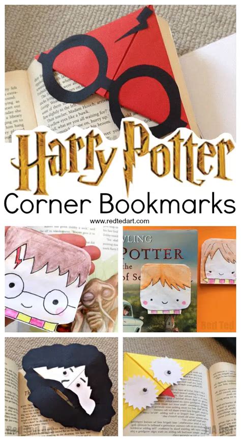 Harry potter corner bookmarks – Artofit