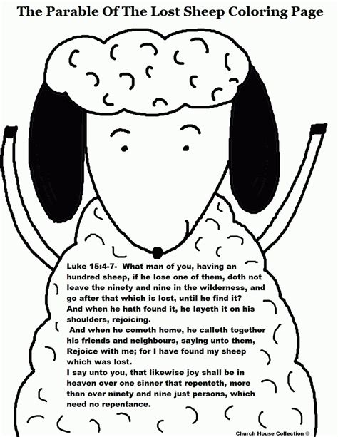 Parable Of The Lost Sheep Activities For Kids