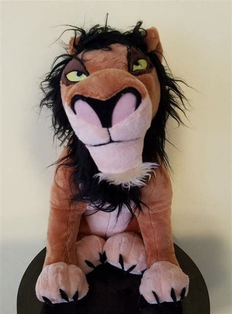 Large 18" Scar Plush Stuffed The Lion King The Disney Store Exclusive ...