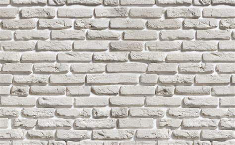 Aged Brick Wallpaper for Walls | White Brick